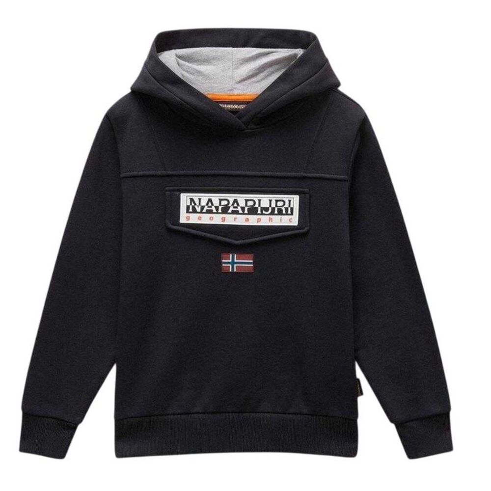 Napapijri Childrens/Kids Burgee Regular Hoodie / Black